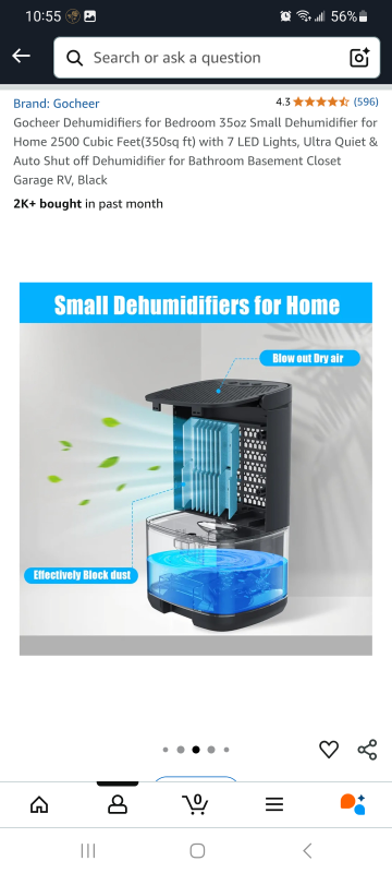 Brand new🇨🇦Dehumidifiers for 2500 Cubic Feet(350sq ft) - photo 2