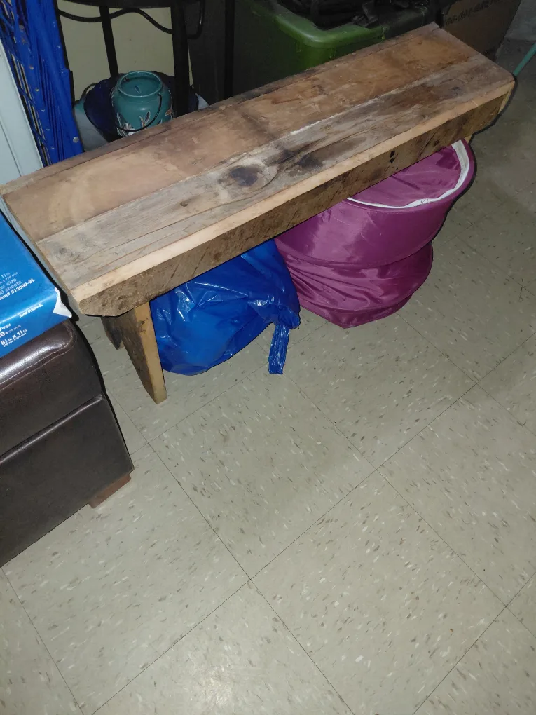 Rustic Wooden Bench thumbnail