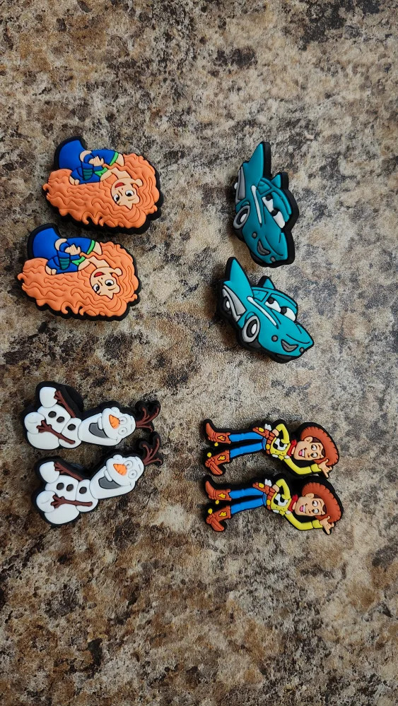 Crocs Jibbitz Charms - Disney Pixar Lot of 4 Pairs thumbnail