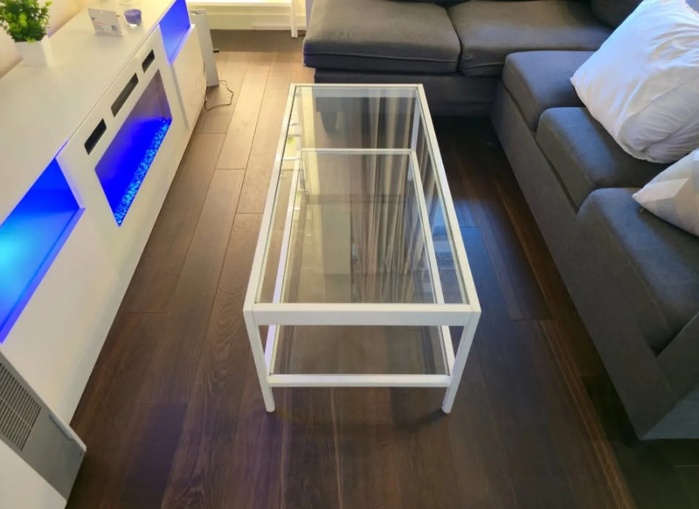 Alexis Glass Top Coffee Table thumbnail