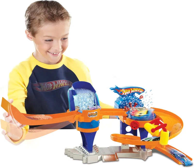 Hot Wheels Color Shifters Bubble-Matic Car Wash Playset image indicator(2)
