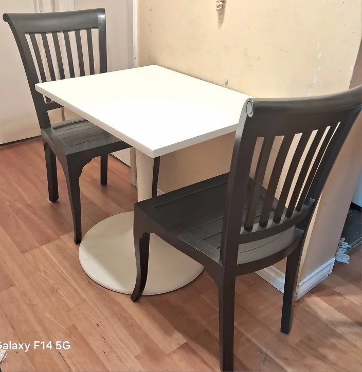 Dining Table Set with 2 Chairs(free delivery) thumbnail