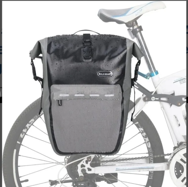 New WILD HEART Bike Saddle Bag Pannier *1 bag thumbnail