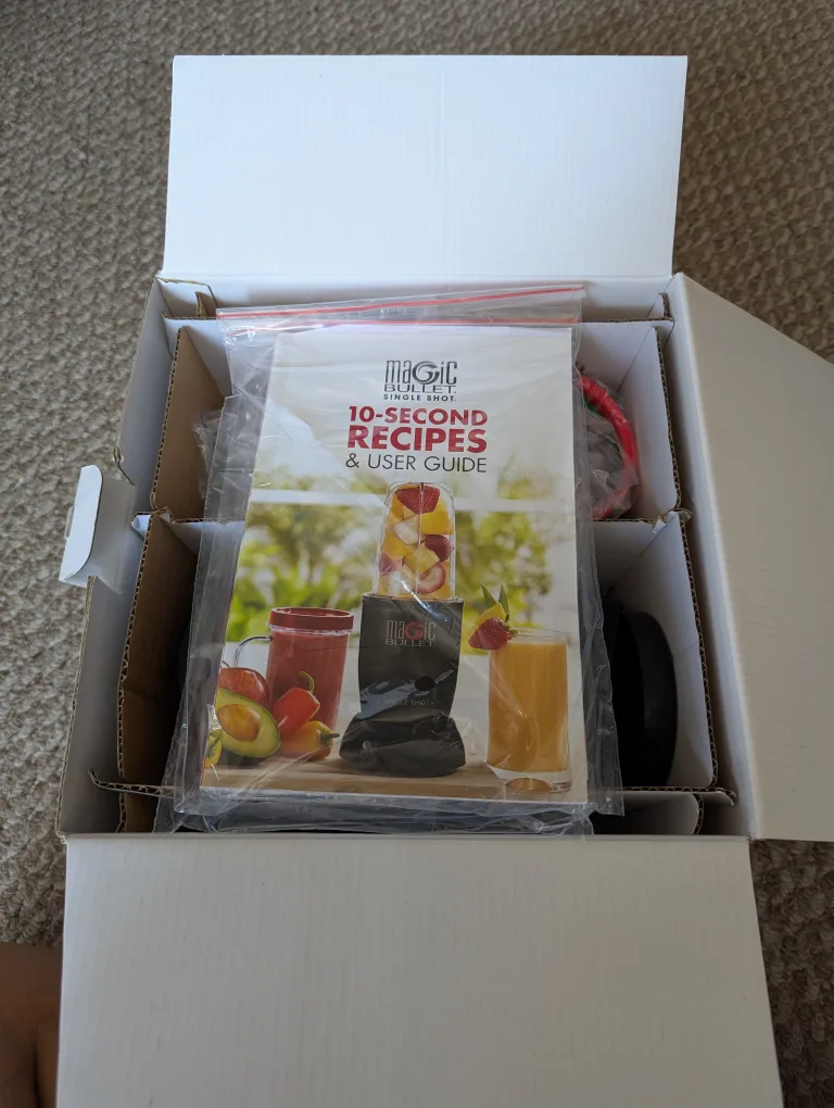 Magic Bullet Single Shot 12-Piece Set  CASH ONLY AS IS image indicator(2)