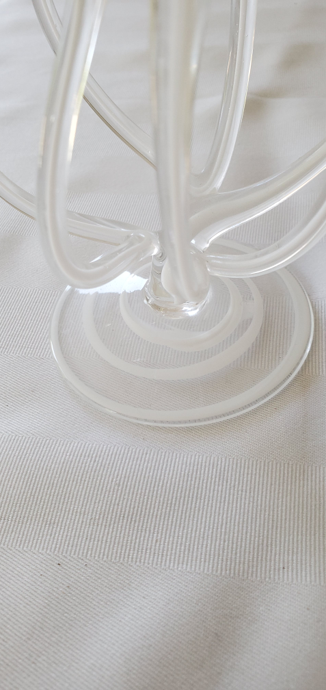 JOSEFINA KROSNO Polish White Glass Decorative Bowl - photo 3