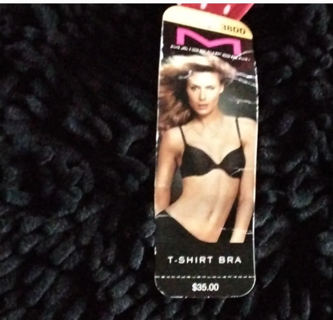 NWT  | MAIDENFORM  | T-SHIRT RED AND WHITE POLKA DOT BRA image indicator(4)