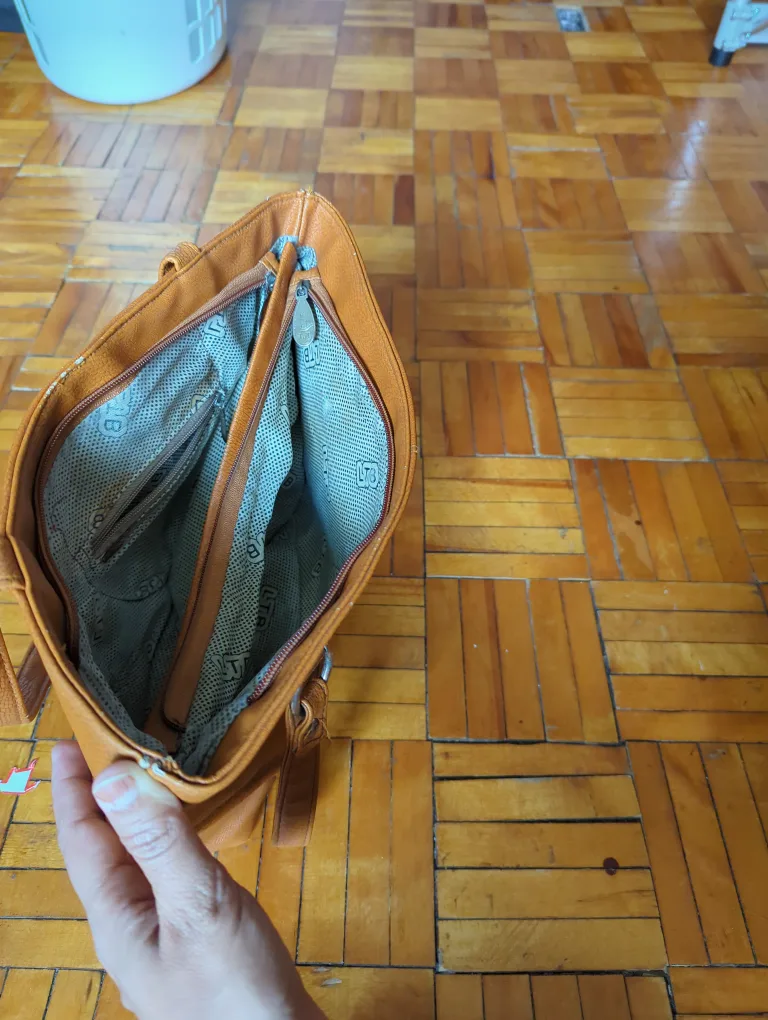 Liz Claiborne Brown Tote Bag image indicator(3)