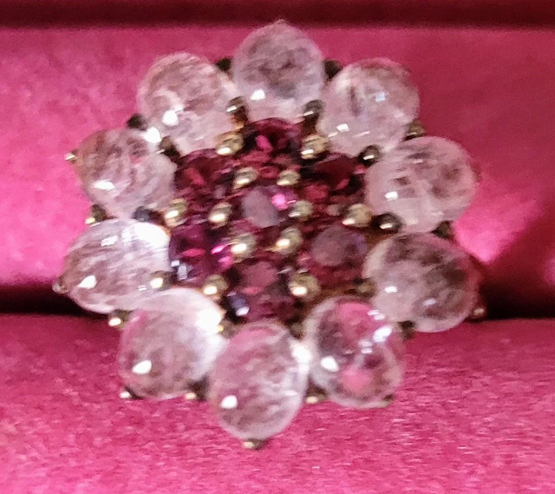 🇨🇦Rose Quartz ring, Size 9 thumbnail