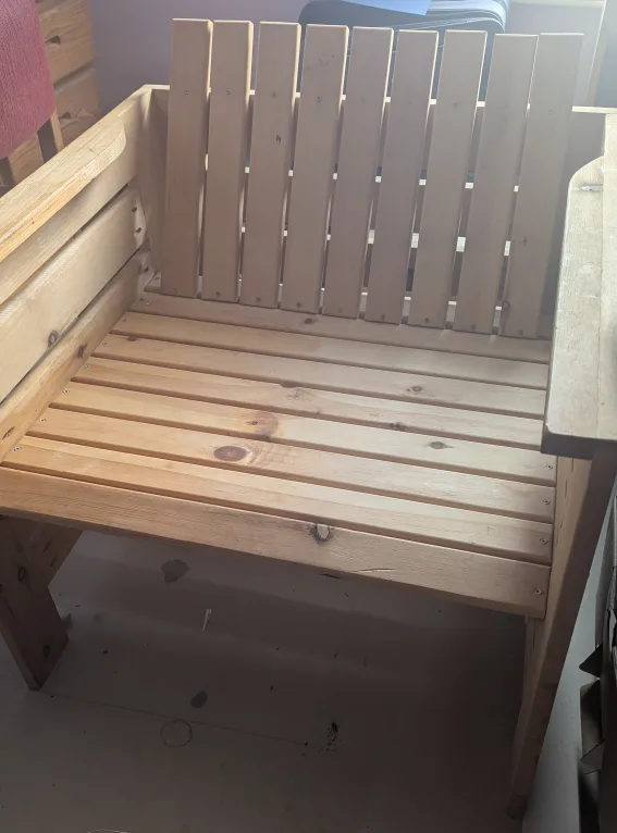 🧡 Wooden Outdoor Armchair 🧡 image indicator(2)