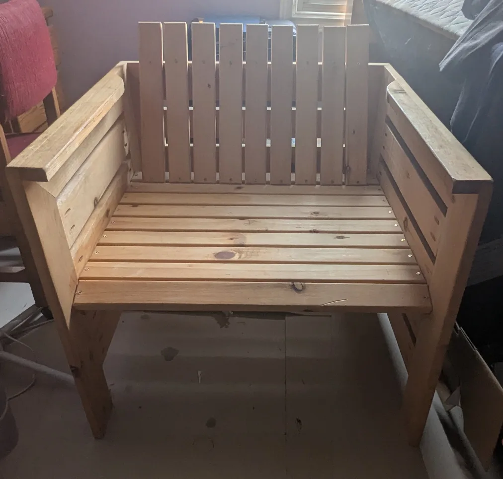 🧡 Wooden Outdoor Armchair 🧡 image indicator(3)