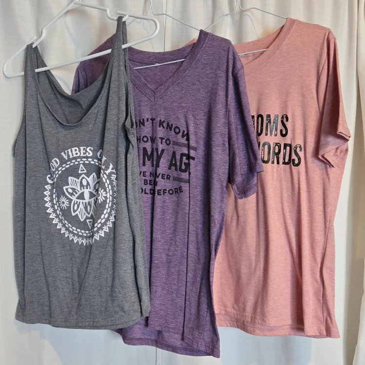Mom Style Graphic Print Tops and Tank thumbnail