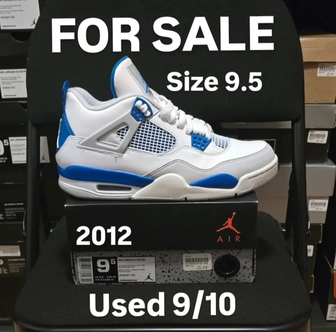 Air Jordan 4 Military blue size 9.5 thumbnail