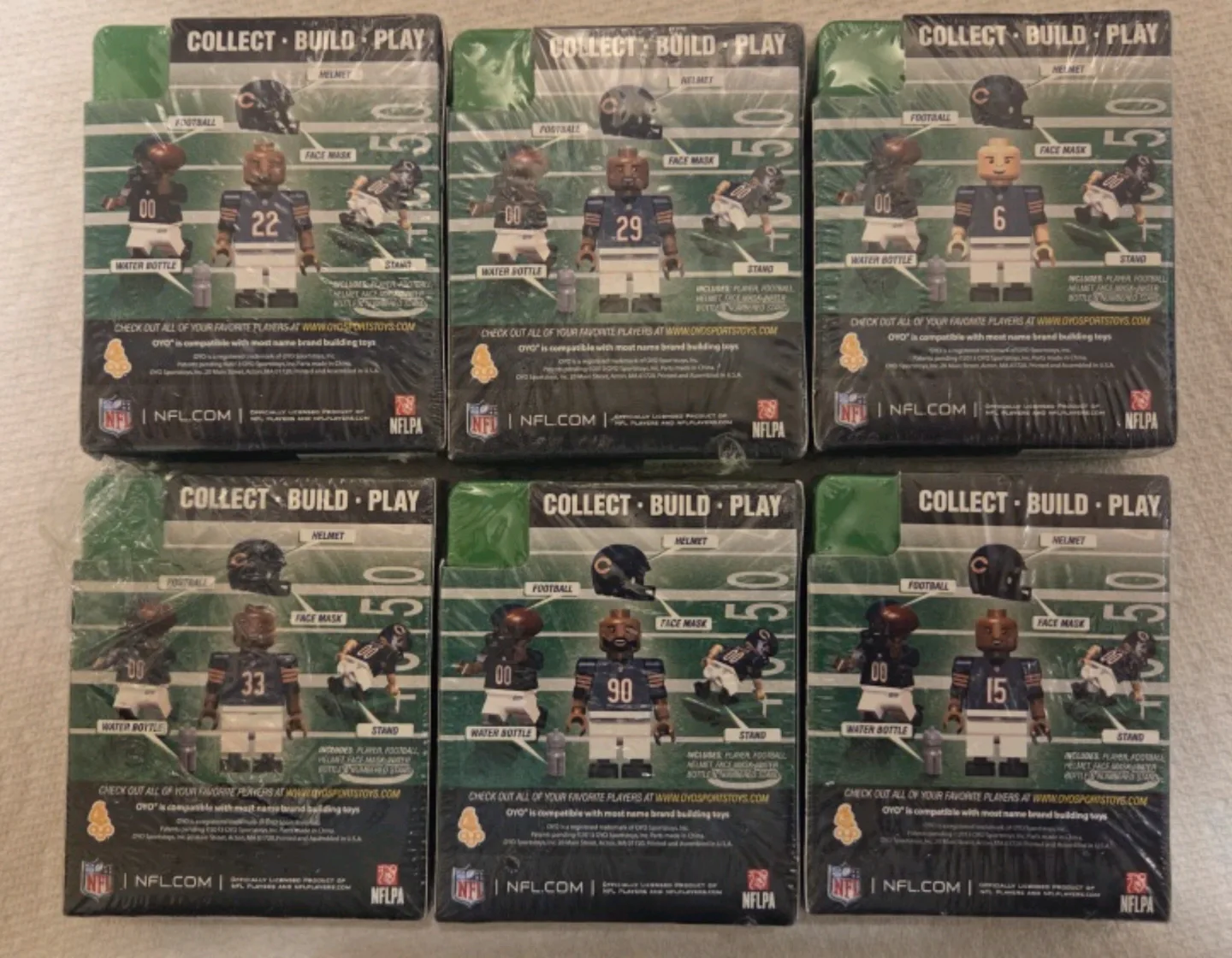 OYO NFL Chicago Bears Minifigures - New Sealed! image indicator(2)