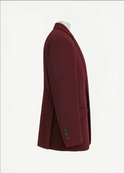 Burgundy Maroon Blazer thumbnail