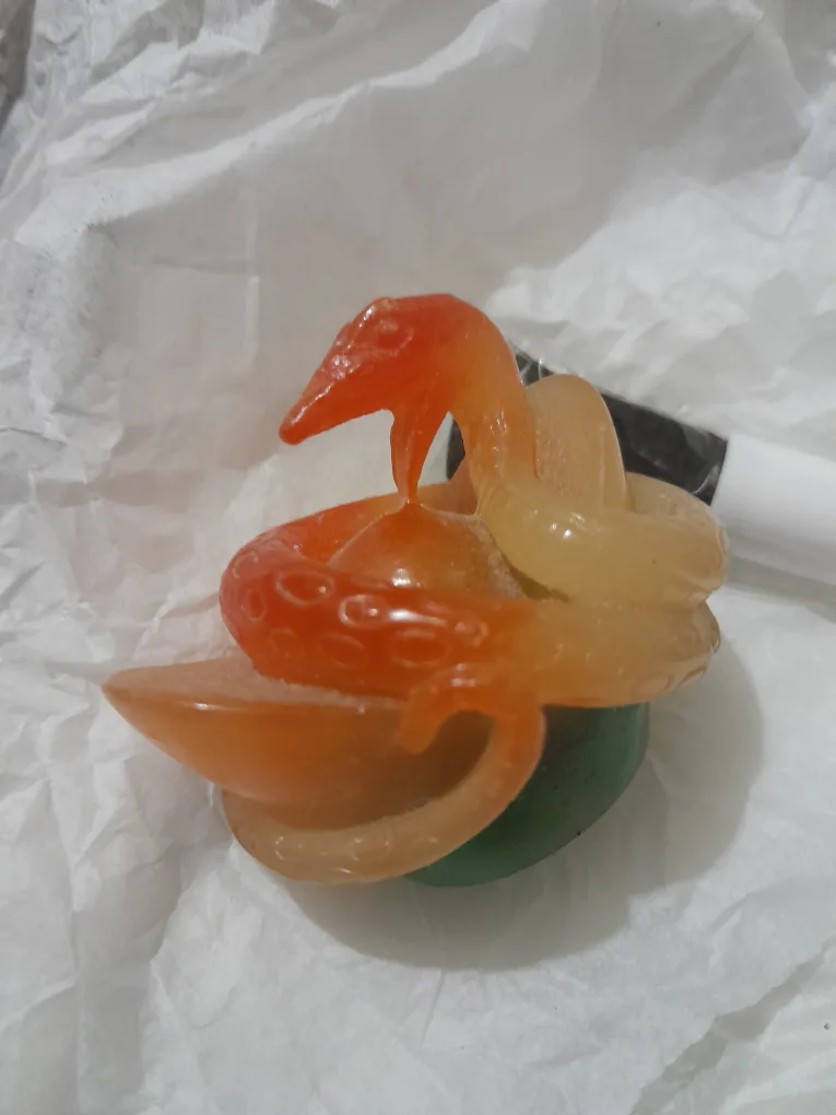 Orange Snake Figurine thumbnail