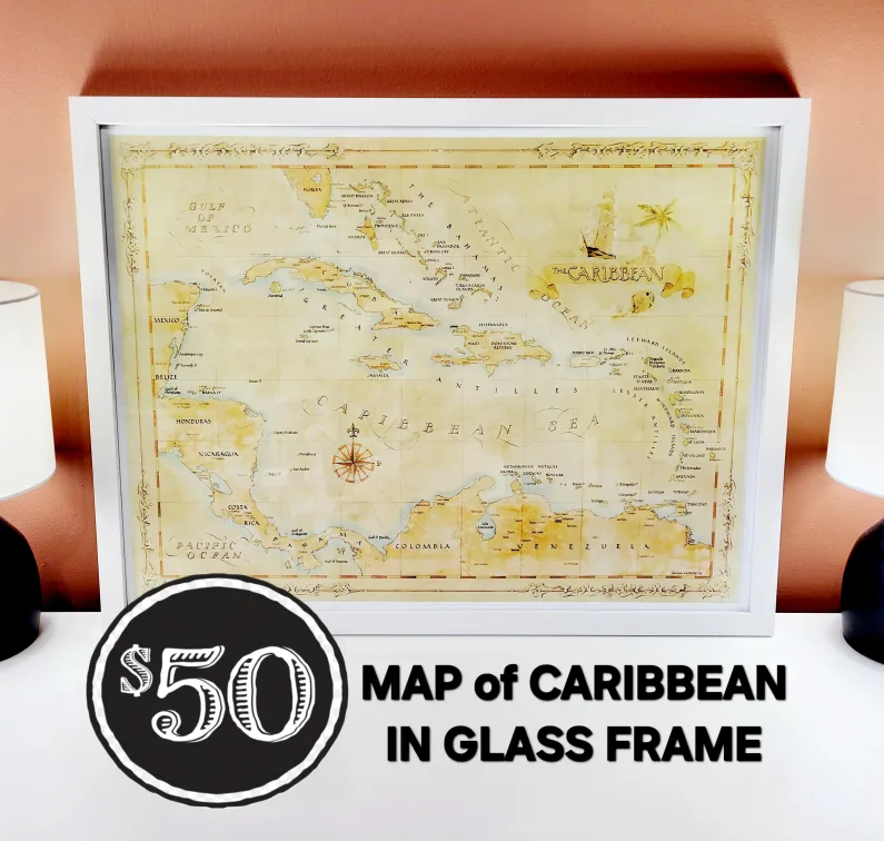 Map of the Caribbean thumbnail