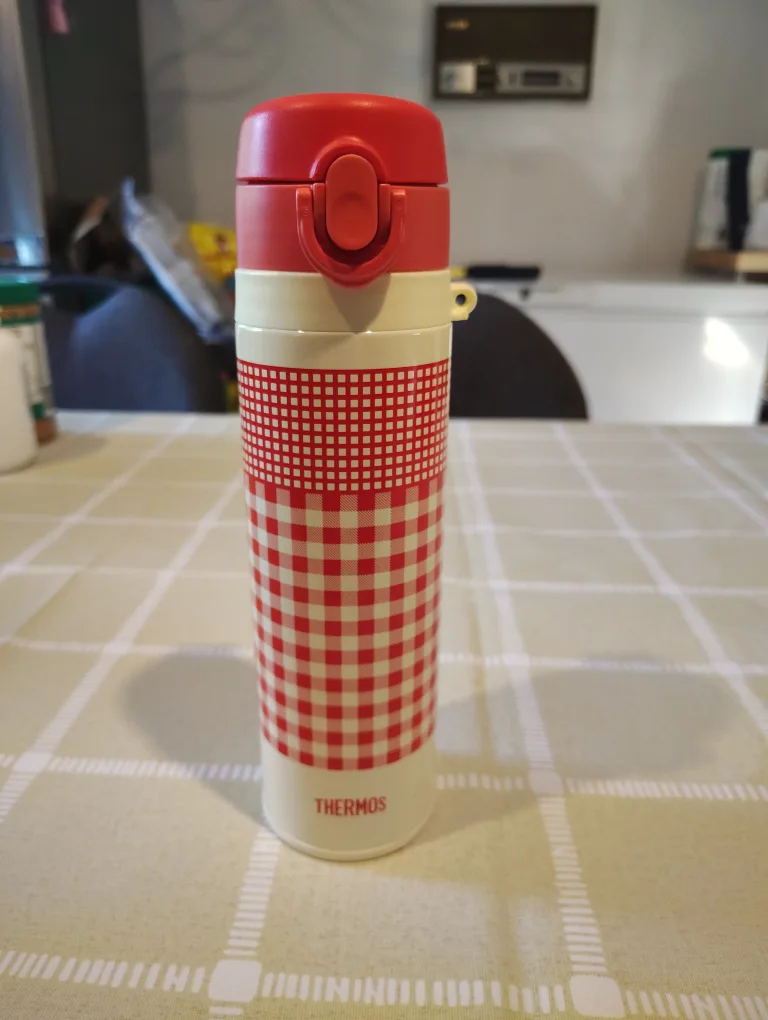 Thermos Red & White Gingham Water Bottle thumbnail