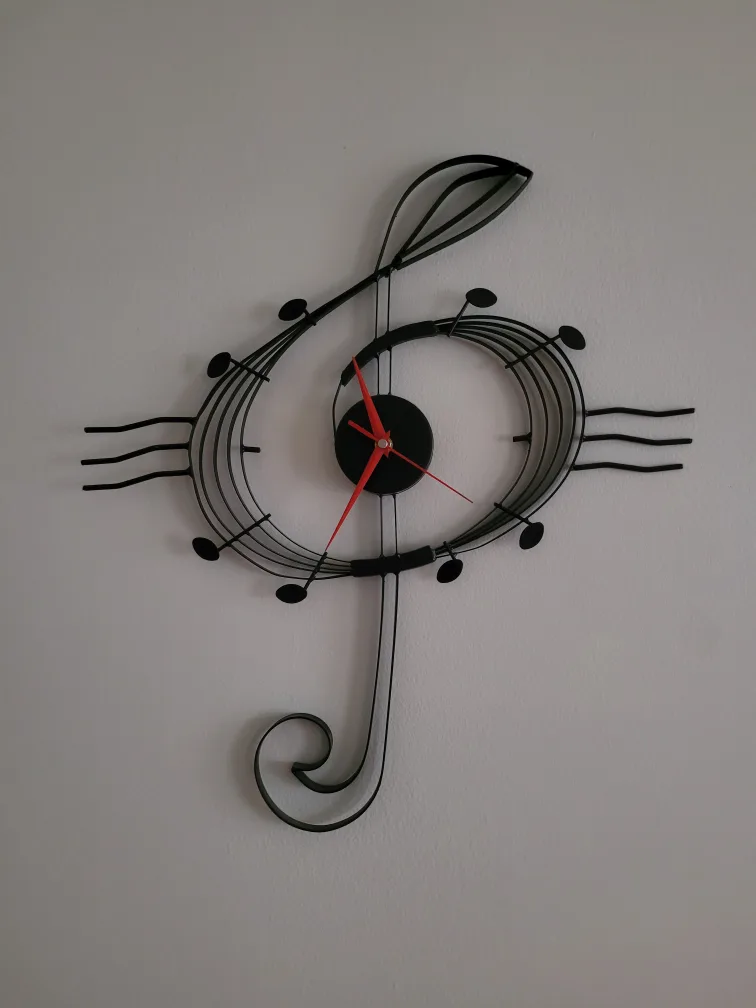 Musical Note Wall Clock thumbnail