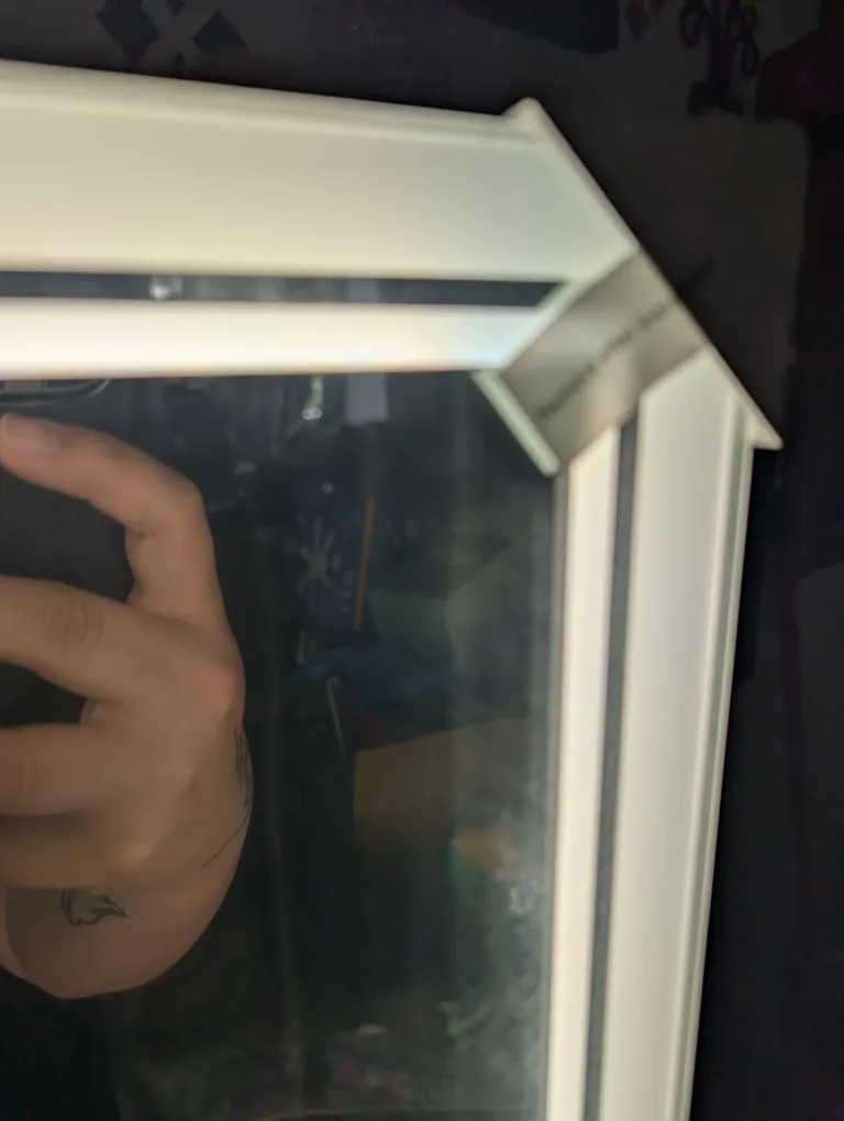 Light-Up Bathroom Mirror w/ Clock, Defogger, Adjustable Lighting image indicator(6)