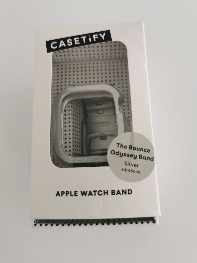 Casetify Bounce Odyssey Apple Watch Band 44/45mm Silver image indicator(2)