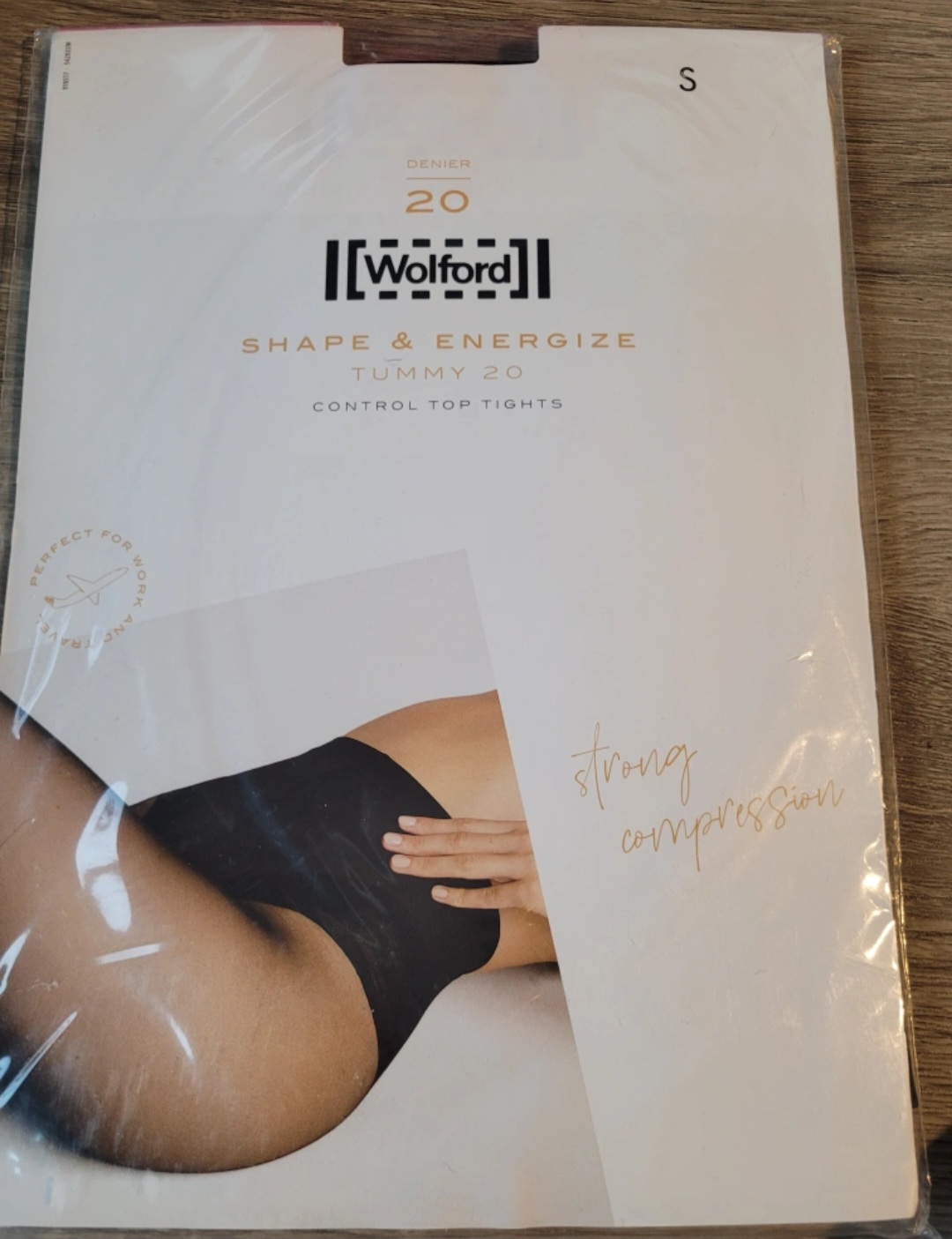 Wolford Shape & Energize Tummy 20 Control Top Tights - S - photo 3