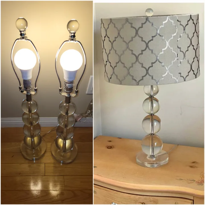 Set of 2 Quality Decorative 3 Ways 25" Table Lamp Bases thumbnail