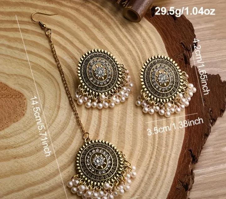 Earrings and Tikka Set thumbnail