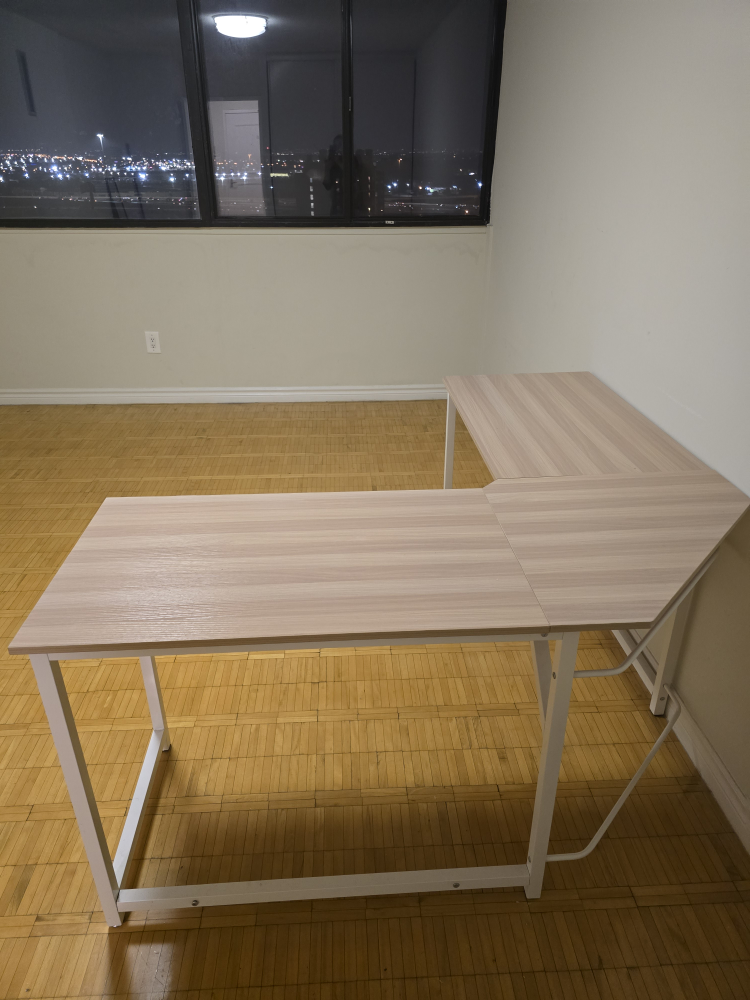 Topcobe 59" L-Shaped Wood Desk - photo 2