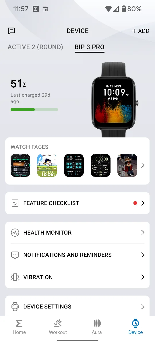 Amazfit Bip 3 Pro Smartwatch - need strap replacement image indicator(3)