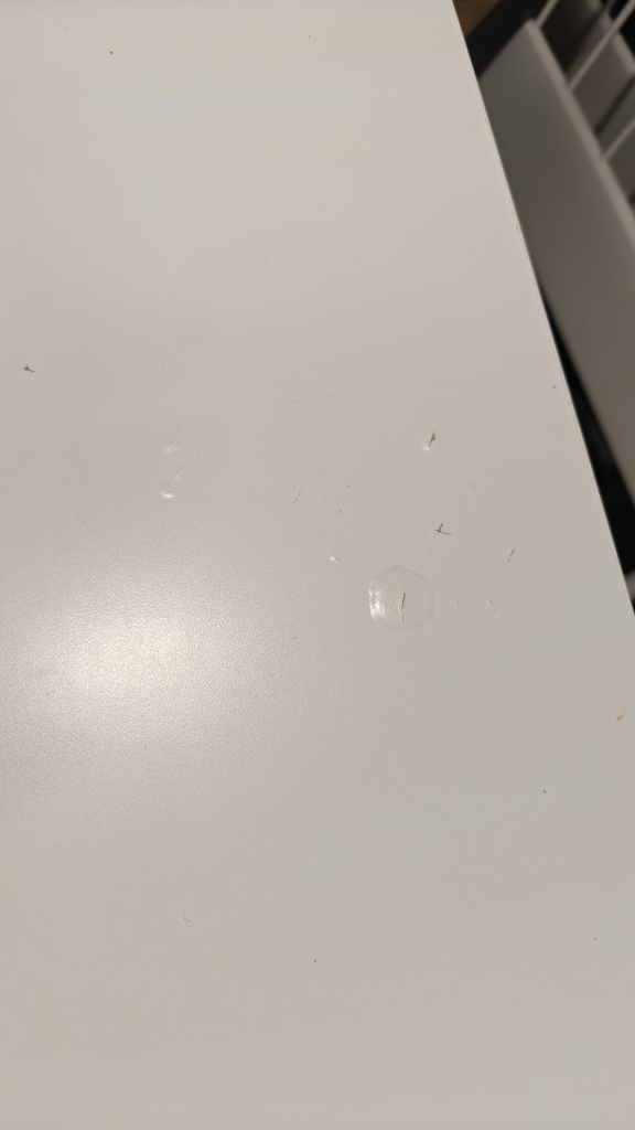 IKEA MICKE White Desk with Hutch - photo 5