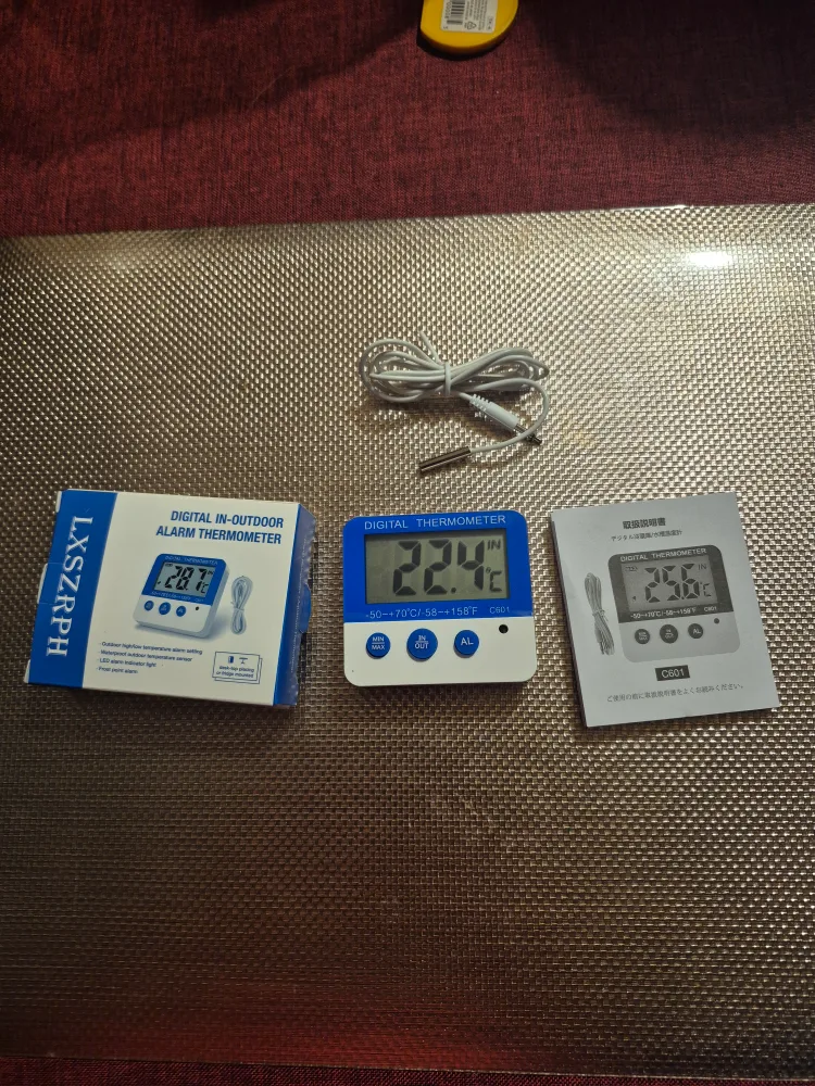 digital thermometer in/out function image indicator(4)