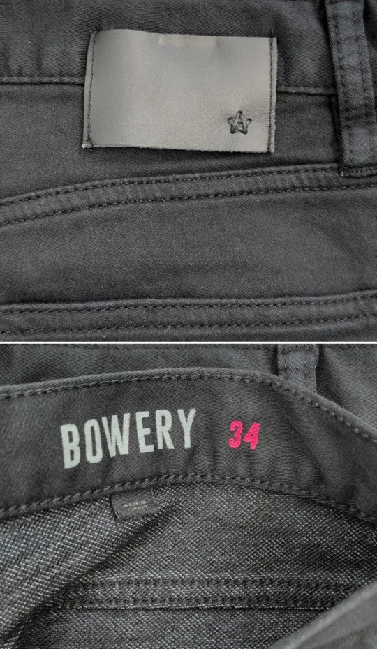 John Varvatos Bowery Black Jeans, Size 34 image indicator(6)