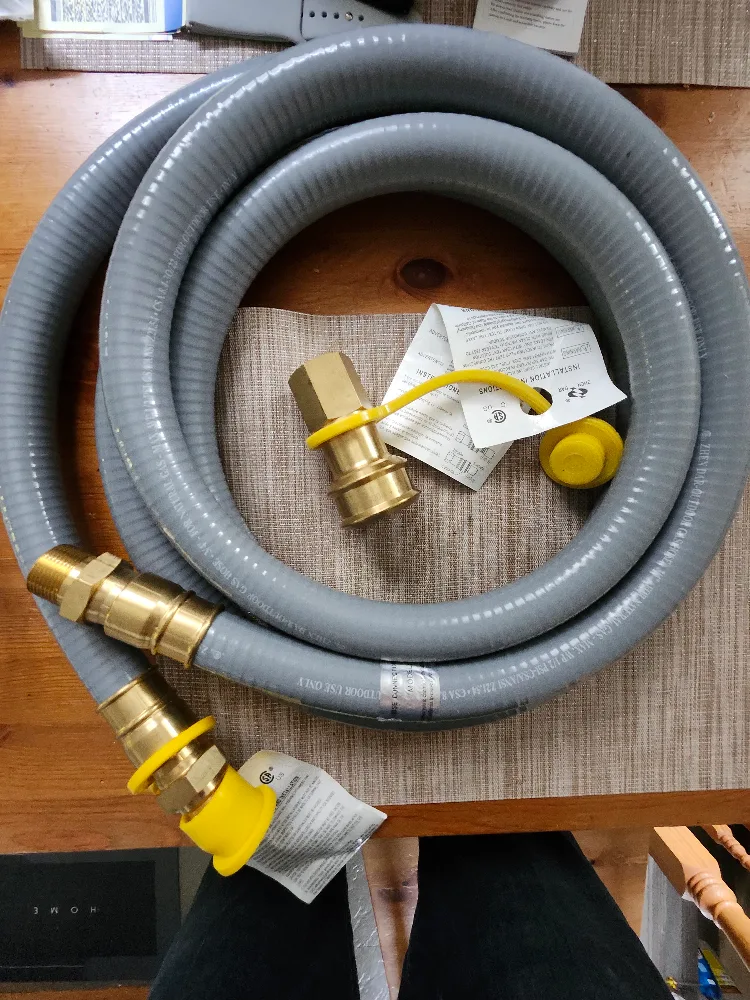 Madol 3/8" QDD+NG Gas Hose 12' Long image indicator(2)