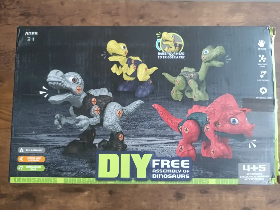 DIY Free Assembly of Dinosaurs - Ages 3+ thumbnail