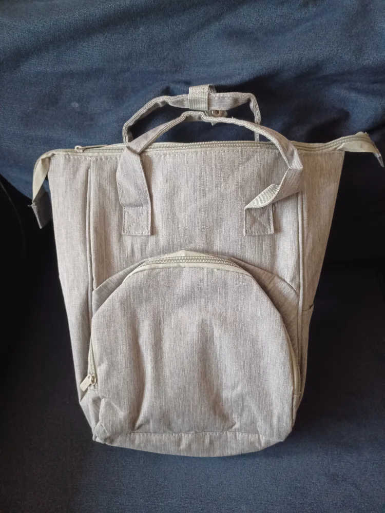 NEW Diaper Bag Backpack - Grey thumbnail