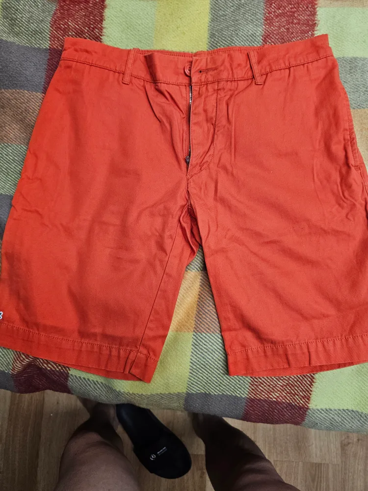 Lacoste Red Cotton Shorts thumbnail