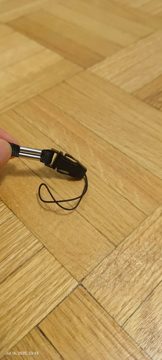 Black plain phone strap image indicator(4)