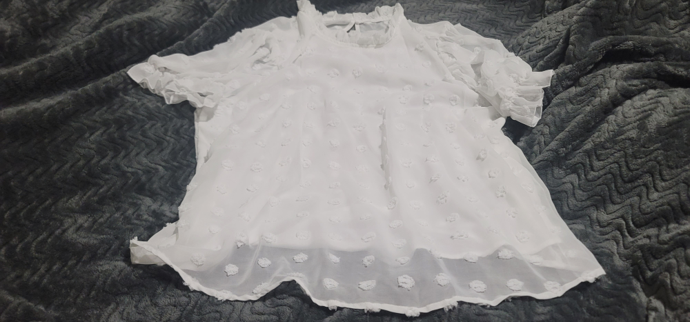 White Chiffon Blouse - photo 3