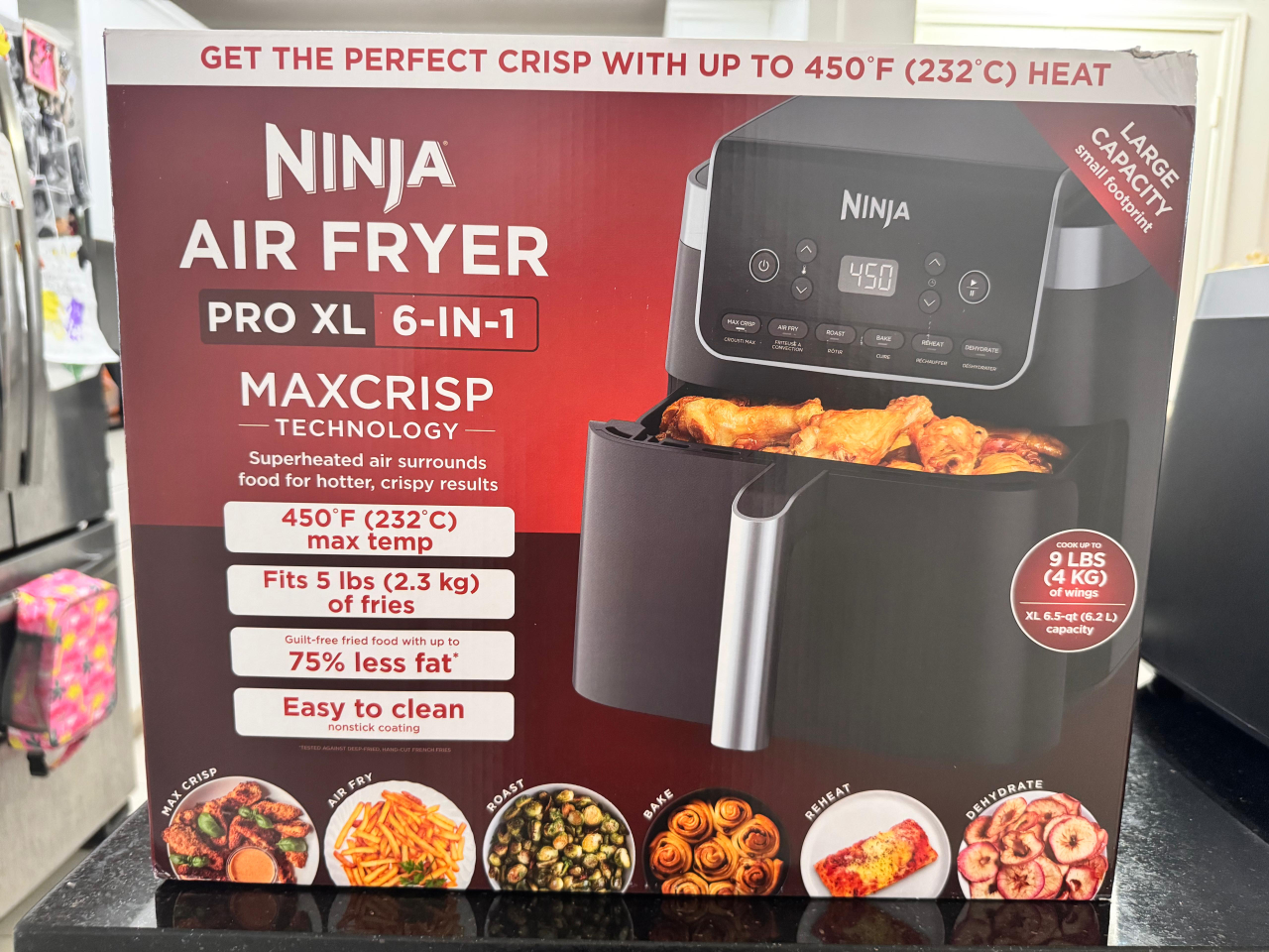 Ninja Airfryer Pro XL 6-in-1 – Like New!