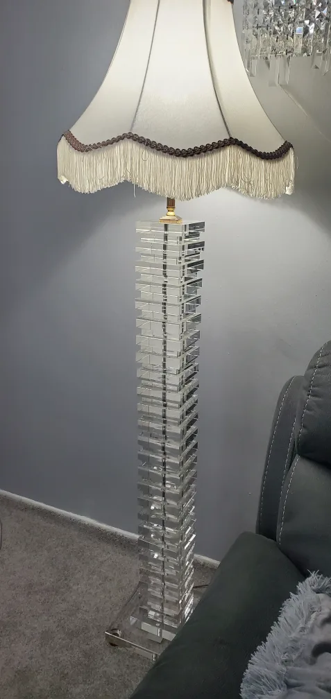 crystal glassBlock Floor Lamp thumbnail