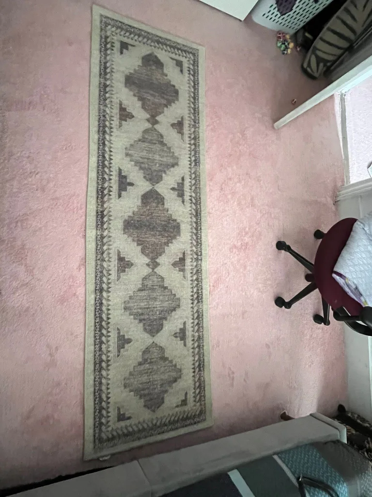 Threshold Runner Rug 2' x 7' Gray/Ivory thumbnail