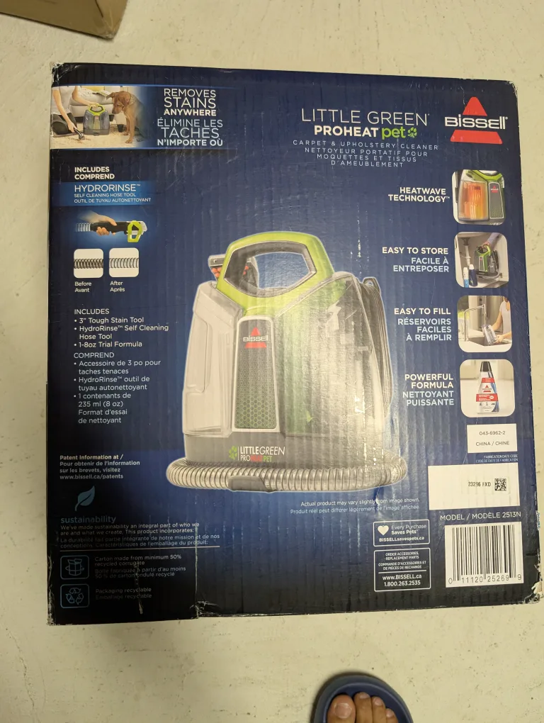 Bissell Little Green ProHeat Pet Carpet Cleaner thumbnail