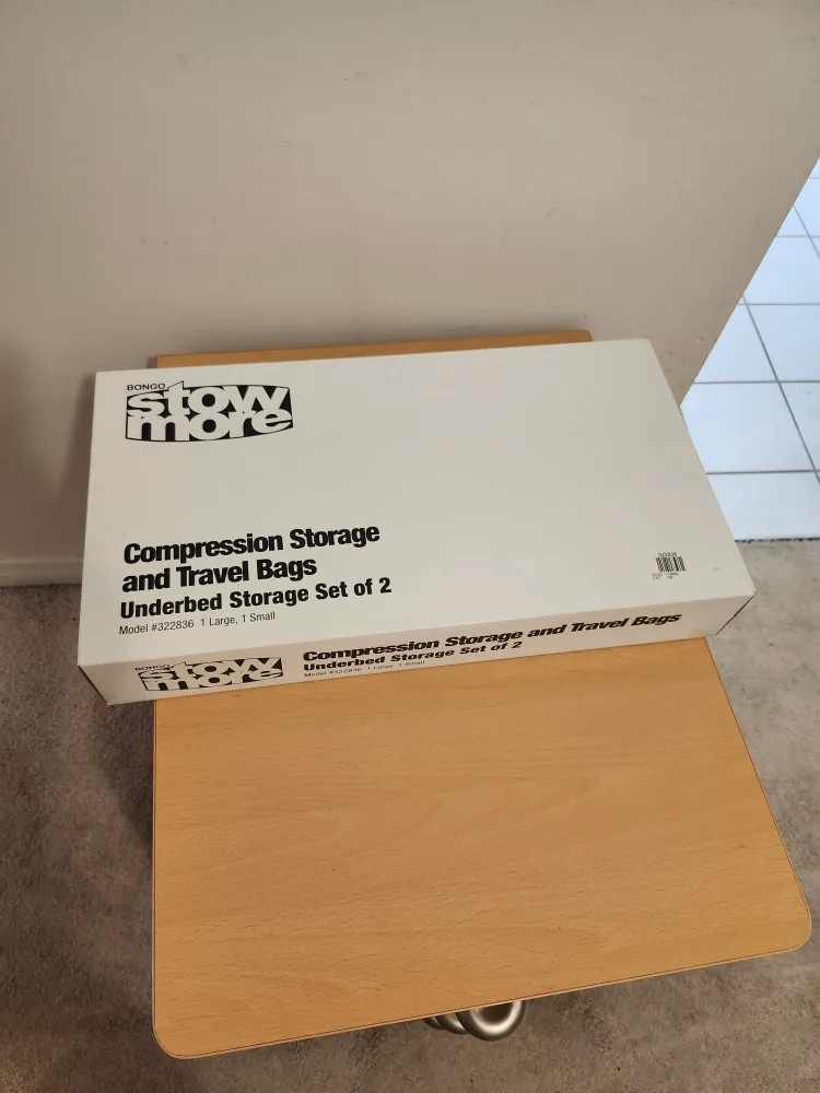 BONGO Stow More Underbed Storage Bags (Set of 2) thumbnail