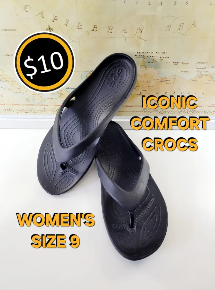 Iconic Comfort CROCS - LIKE NEW! thumbnail