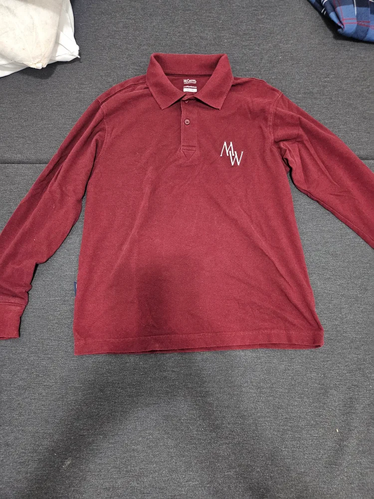 Mary Ward  Studio Long Sleeve Polo Shirt XS thumbnail