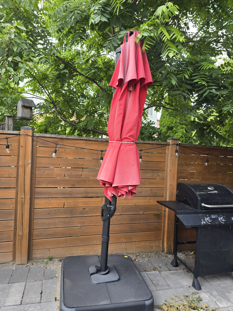 Red Patio Umbrella
