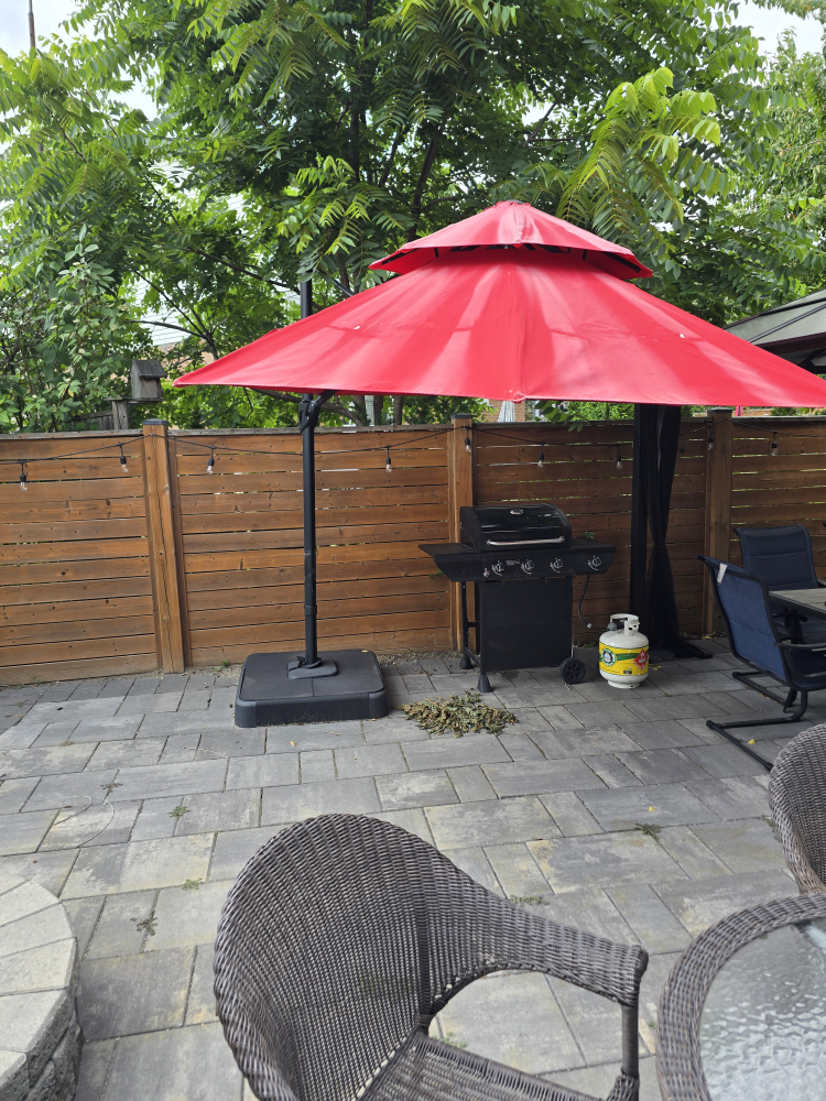 Red Patio Umbrella - photo 3