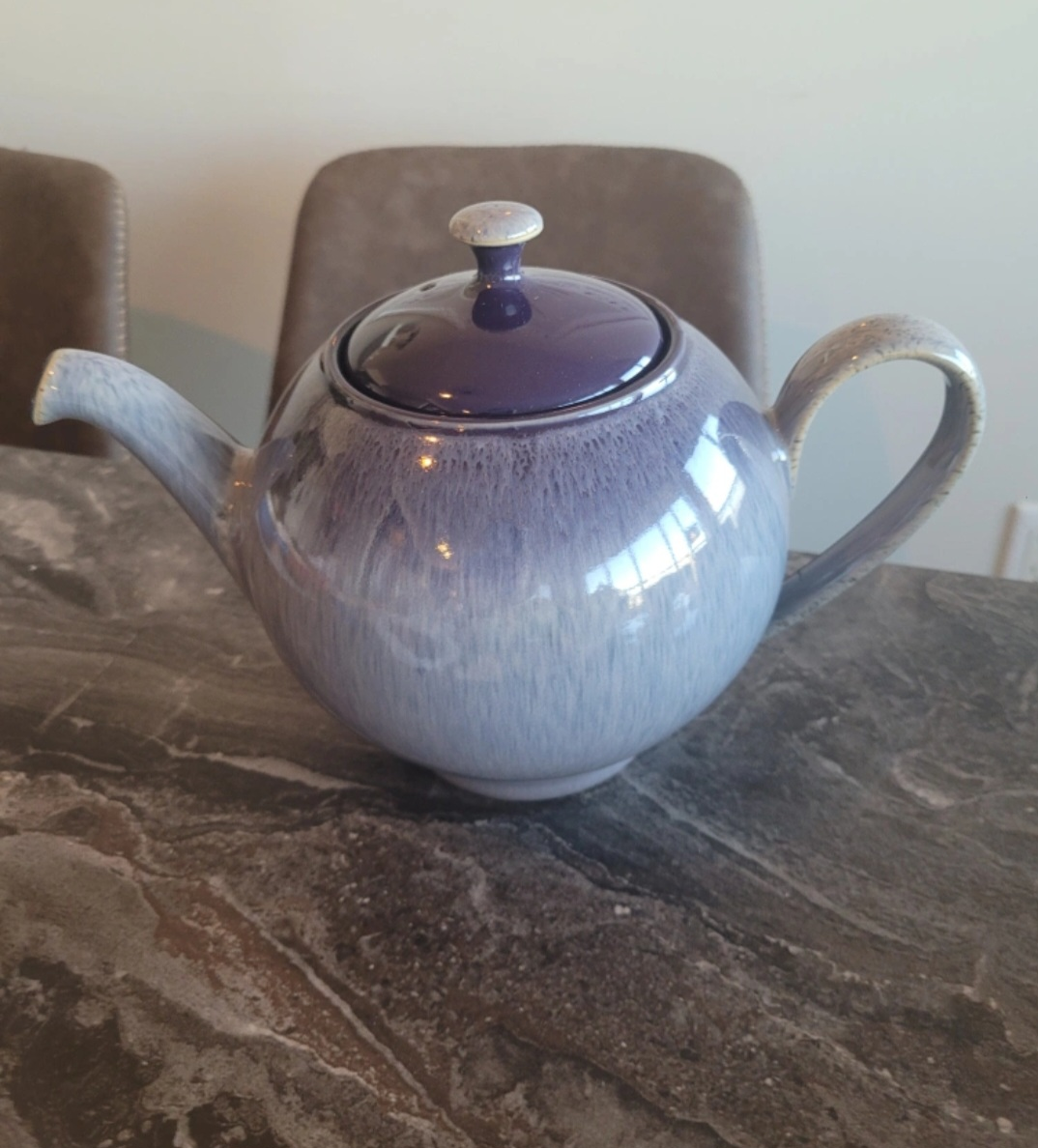 Brand new Denby Imperial blue Teapot & 2 Mugs - photo 4