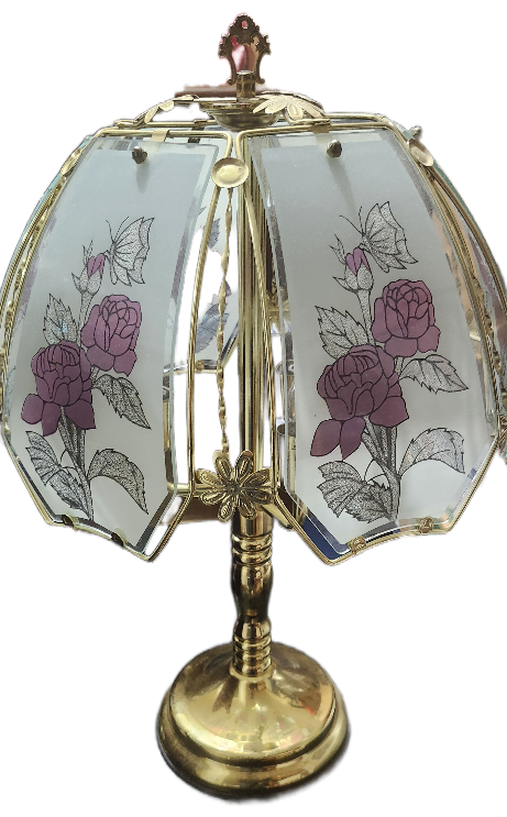 Vintage Floral Table Lamp