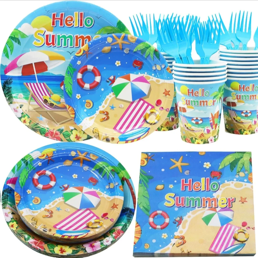 Hello Summer Party Supplies Set thumbnail